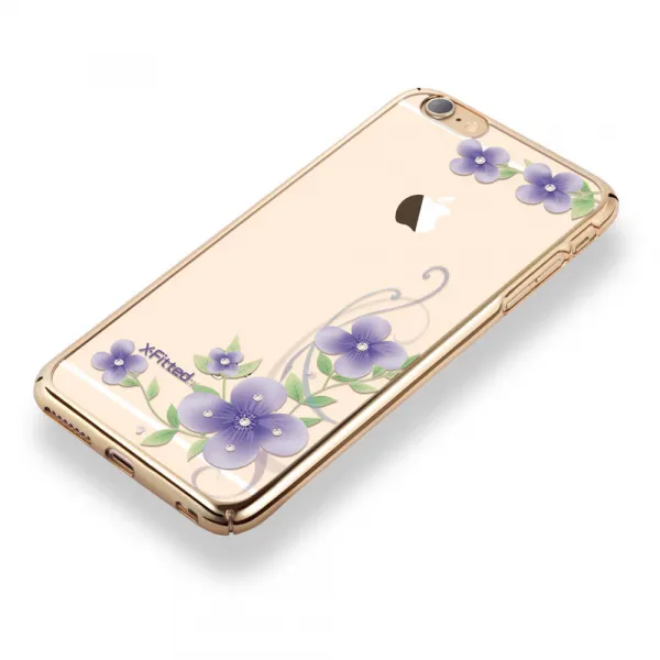 X-FITTED SWAROVSKI obal Apple iPhone 6 Plus / 6S Plus zlatý (0051)