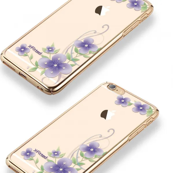 X-FITTED SWAROVSKI obal Apple iPhone 6 Plus / 6S Plus zlatý (0051)