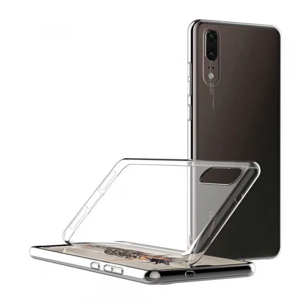 Silikónový kryt Huawei P20 priehľadný