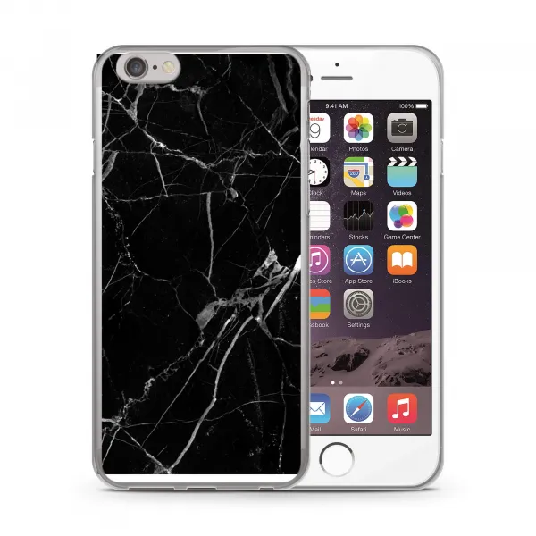 PROTEMIO MY ART kryt Apple iPhone 6 Plus / 6S Plus BLACK MARBLE (142)