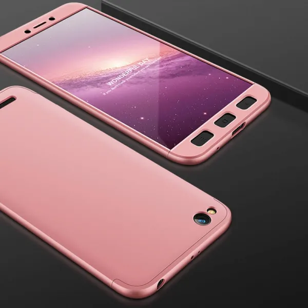 360° Ochranný obal Xiaomi Redmi 5A ružový