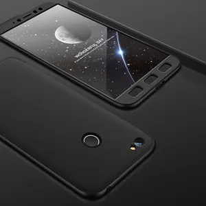 360° Ochranný obal Xiaomi Redmi Note 5A Prime čierny