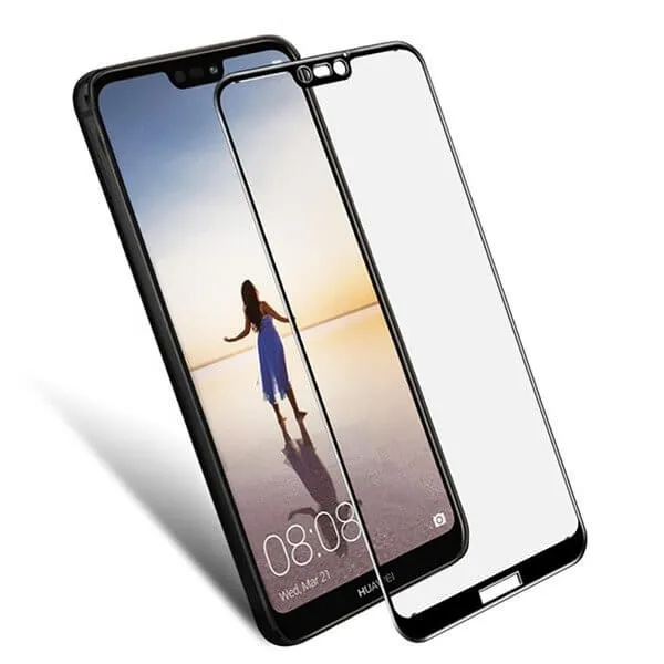 3D Tvrdené sklo Huawei P20 Lite čierne