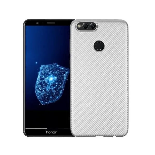 FIBER Ochranný kryt Honor 7X strieborný