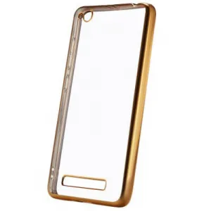 METALLIC Silikónový obal Xiaomi Redmi 5A zlatý