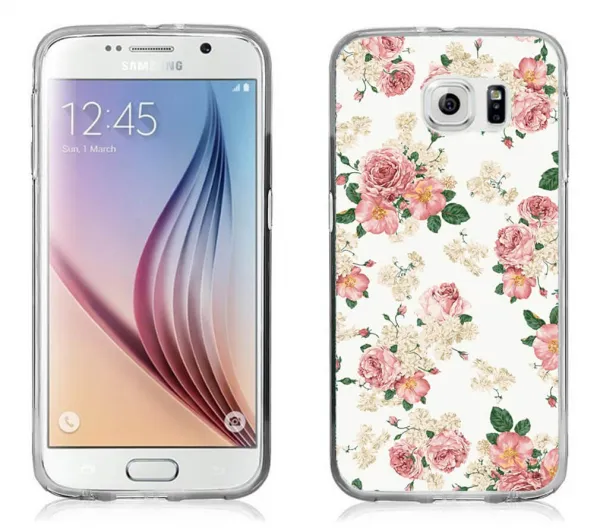 PROTEMIO MY ART kryt Samsung Galaxy S7 PINK ROSES (016)