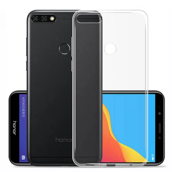 Silikónový obal Huawei Y7 Prime 2018 priehľadný