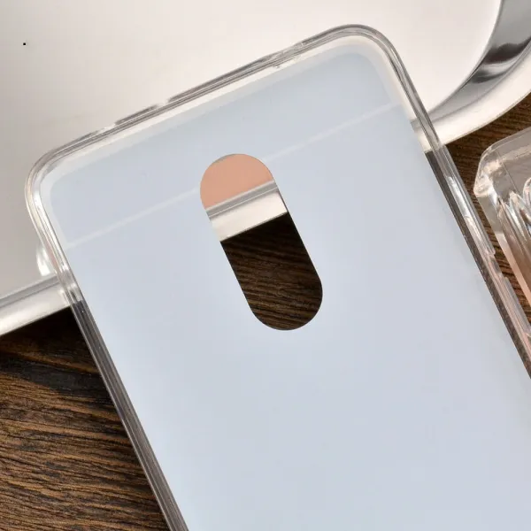 Zrkadlový silikónový kryt Xiaomi Redmi 5 zlatý
