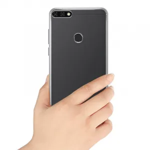 Silikónový obal Huawei Y7 Prime 2018 priehľadný