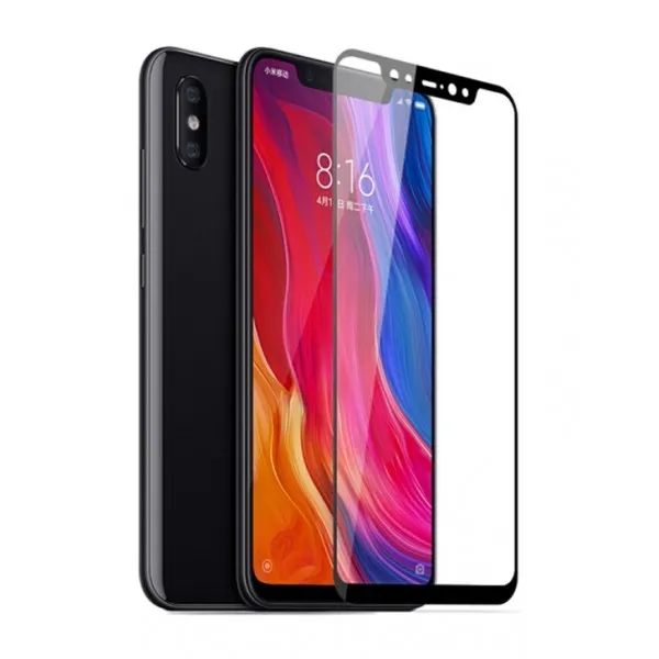 3D Tvrdené sklo Xiaomi Mi 8 čierne