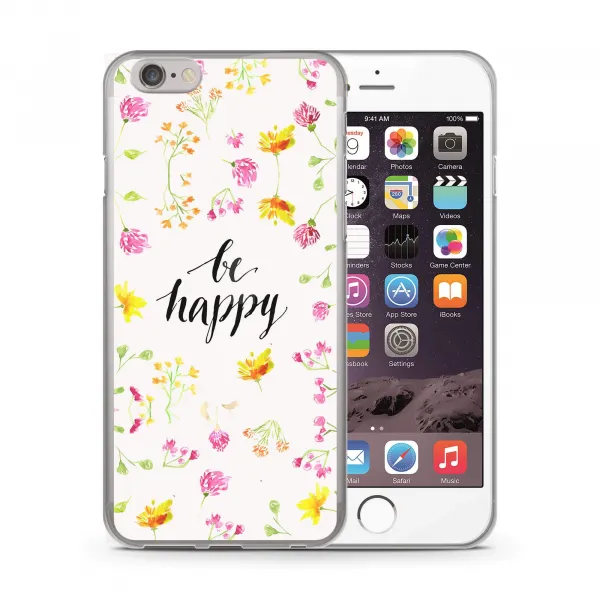 PROTEMIO MY ART kryt Apple iPhone 6 / 6S BE HAPPY (019)