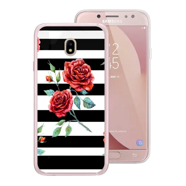 PROTEMIO MY ART kryt Samsung Galaxy J3 2017 (J330) BLACK AND WHITE (034) (034)