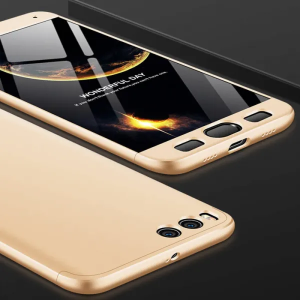 360° Ochranný kryt Xiaomi Mi 6 zlatý