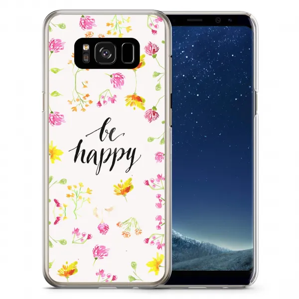 PROTEMIO MY ART obal Samsung Galaxy S8 BE HAPPY (019)