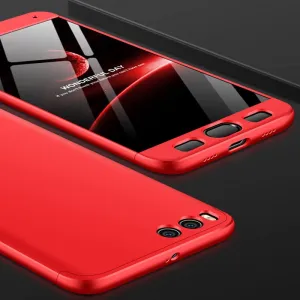 360° Ochranný kryt Xiaomi Mi 6 červený