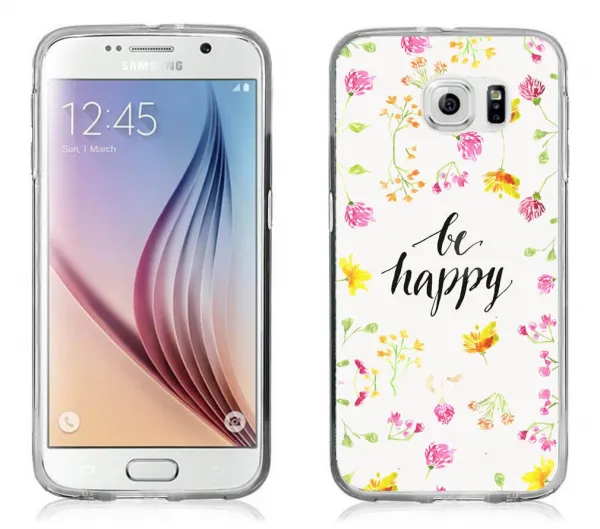 PROTEMIO MY ART kryt Samsung Galaxy S7 BE HAPPY (019)