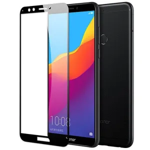 3D Tvrdené sklo Huawei Y7 Prime 2018 čierne