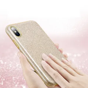 SHINING Ochranný obal Apple iPhone XS Max zlatý