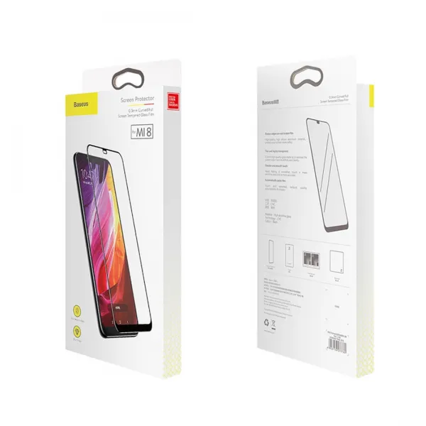 3D Tvrdené sklo Xiaomi Mi 8 čierne