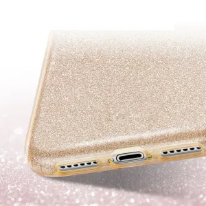 SHINING Ochranný obal Apple iPhone XS Max zlatý