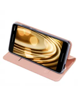 DUX Knižkové puzdro Nokia 2.1 ružové