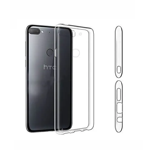 Silikónový obal HTC Desire 12 Plus priehľadný