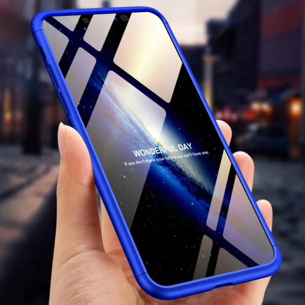 360° Ochranný kryt Apple iPhone XS Max modrý