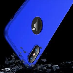 360° Ochranný kryt Apple iPhone XS Max modrý
