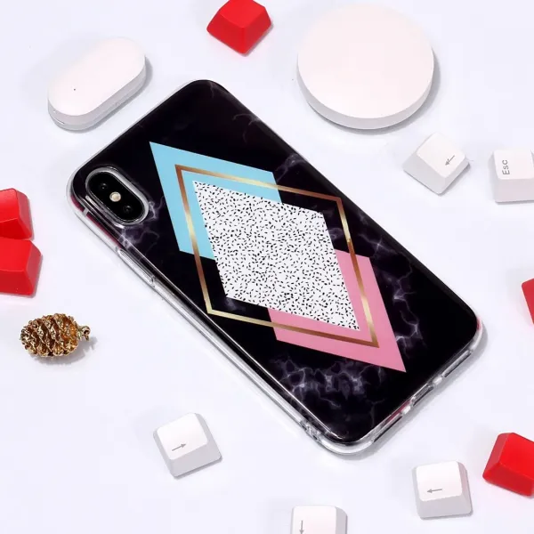 MARBLE Ochranný kryt Apple iPhone XS Max RHOMBUS