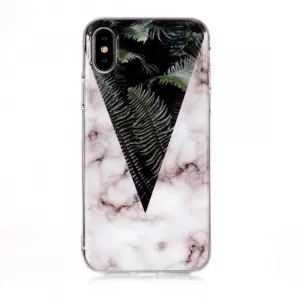 MARBLE Ochranný kryt Apple iPhone XS Max LEAVES