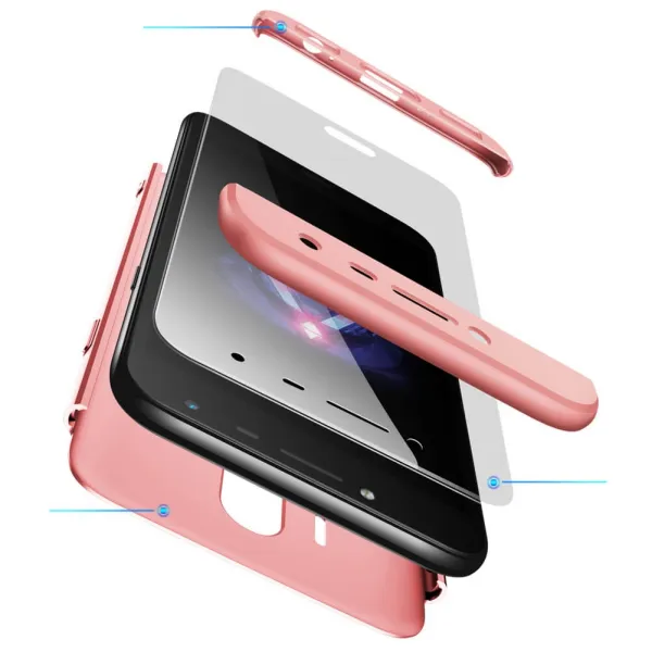 360° Ochranný obal Samsung Galaxy J4 (J400) ružový