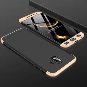 360° Ochranný obal Samsung Galaxy J4 (J400) čierny (zlatý)