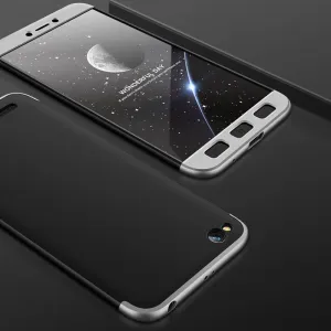 360° Ochranný obal Xiaomi Redmi Note 5A čierny (strieborný)
