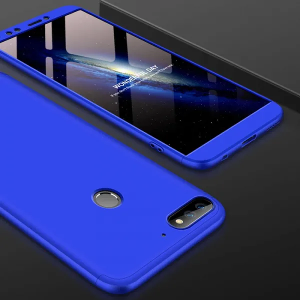 360° Ochranný obal Huawei Y7 Prime 2018 modrý