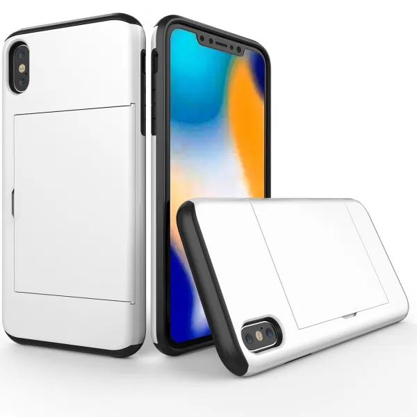 CARD Ochranný obal Apple iPhone XS Max biely