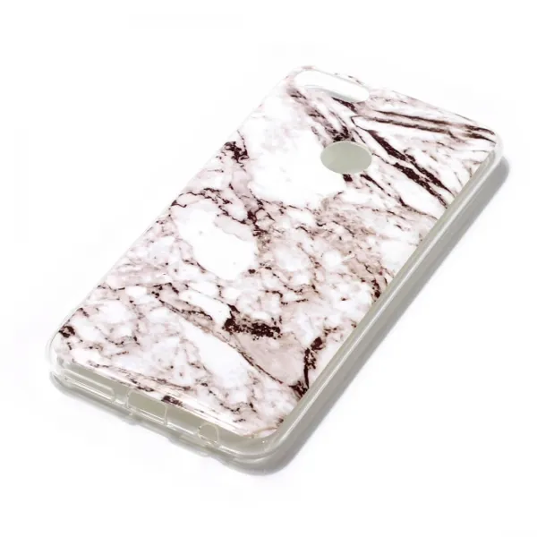 MARBLE Ochranný obal HTC Desire 12 Plus hnedý