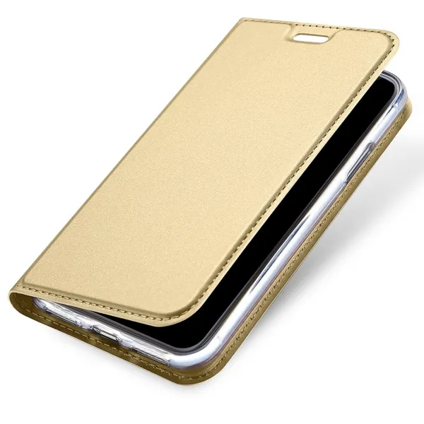 DUX Knižkové puzdro Apple iPhone XS Max zlaté
