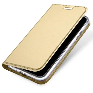 DUX Knižkové puzdro Apple iPhone XS Max zlaté