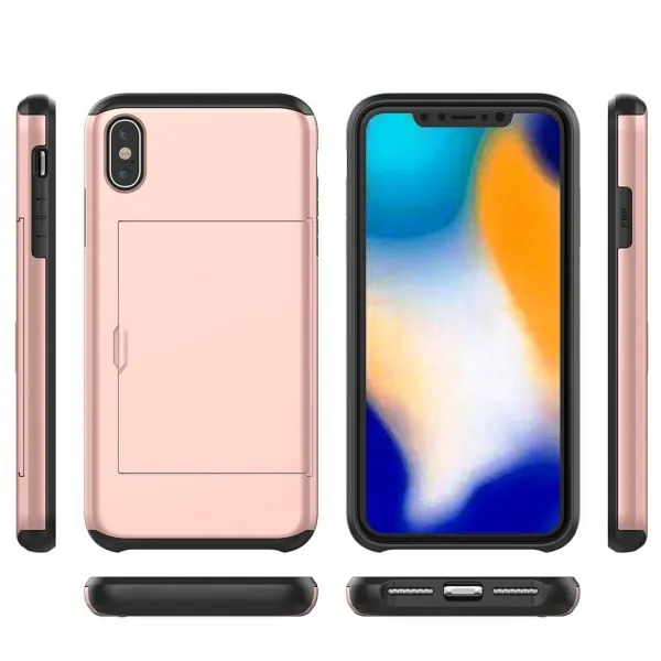CARD Ochranný obal Apple iPhone XS Max ružový