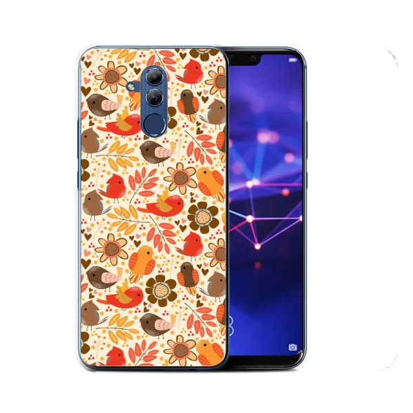 PROTEMIO MY ART Ochranný obal Huawei Mate 20 Lite BIRDS (004)