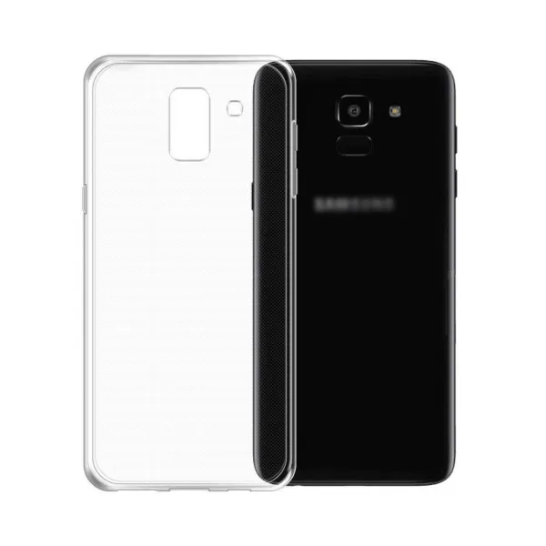 Silikónový obal Samsung Galaxy J6 Plus (J610) priehľadný