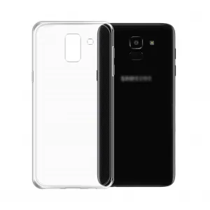 Silikónový obal Samsung Galaxy J6 Plus (J610) priehľadný
