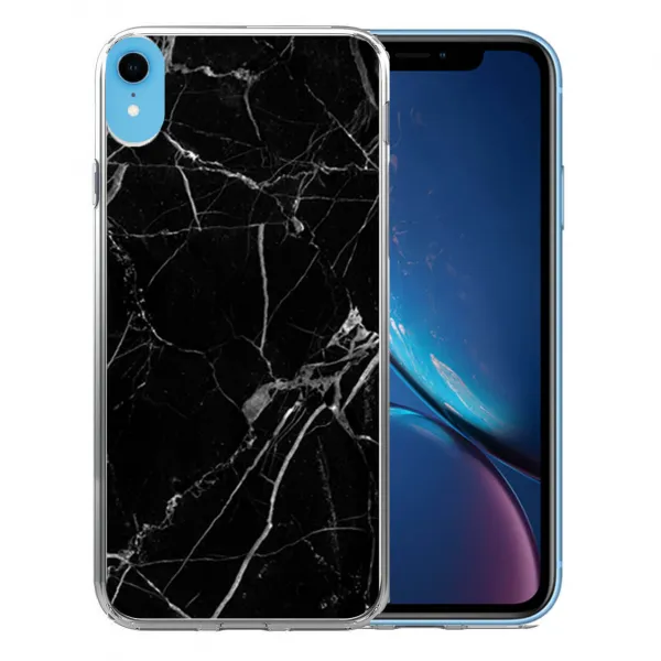 PROTEMIO MY ART Ochranný kryt Apple iPhone XR MARBLE