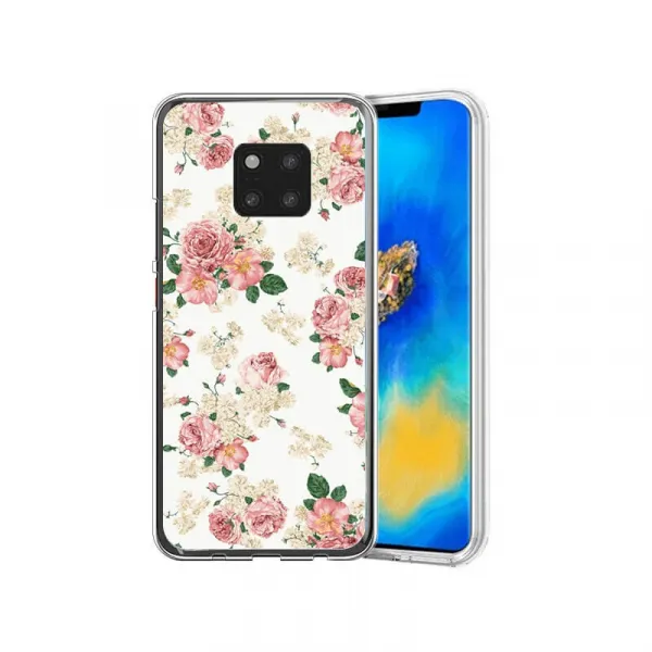 PROTEMIO MY ART Ochranný obal Huawei Mate 20 Pro PINK ROSES (016)