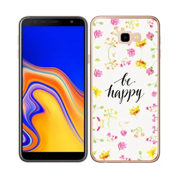 PROTEMIO MY ART Ochranný kryt Samsung Galaxy J4 Plus (J415) BE HAPPY (019)