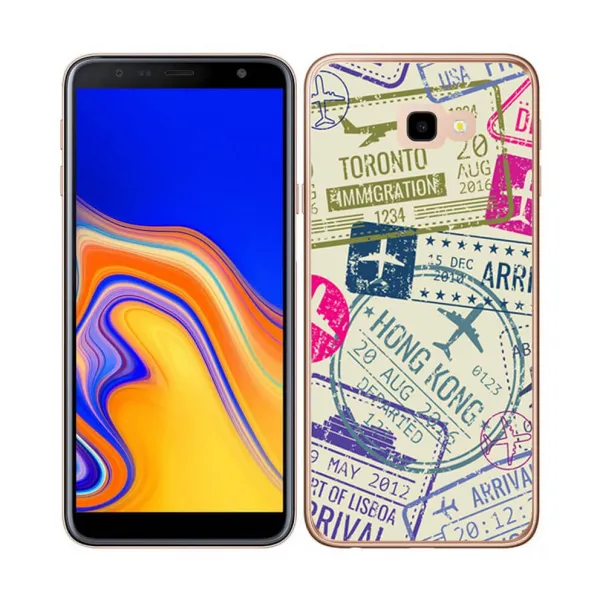 PROTEMIO MY ART Ochranný kryt Samsung Galaxy J4 Plus (J415) STAMPS