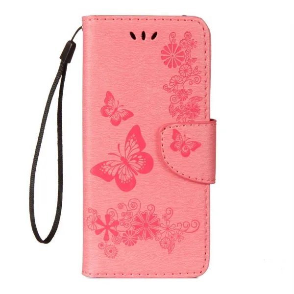 ART Peňaženkový obal Samsung Galaxy S9 Butterfly ružový