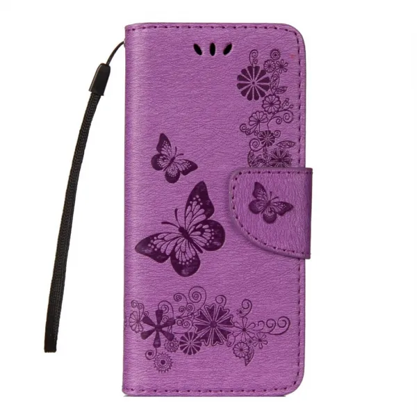 ART Peňaženkový obal Samsung Galaxy S9 Butterfly fialový
