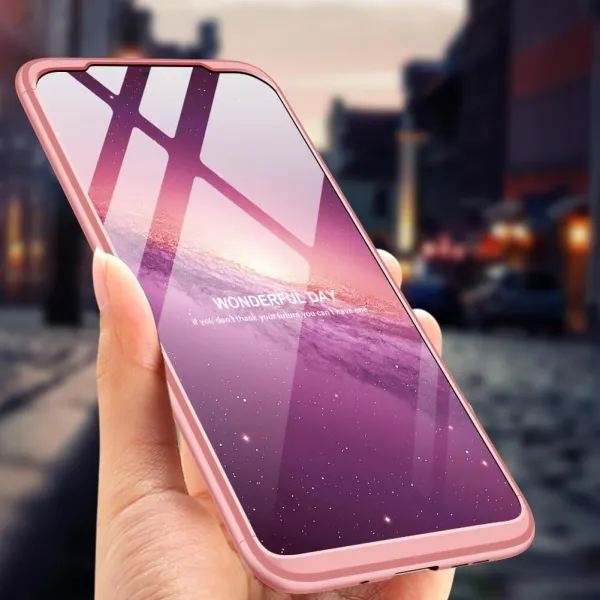 360° ochranný kryt Nokia 8.1 ružový