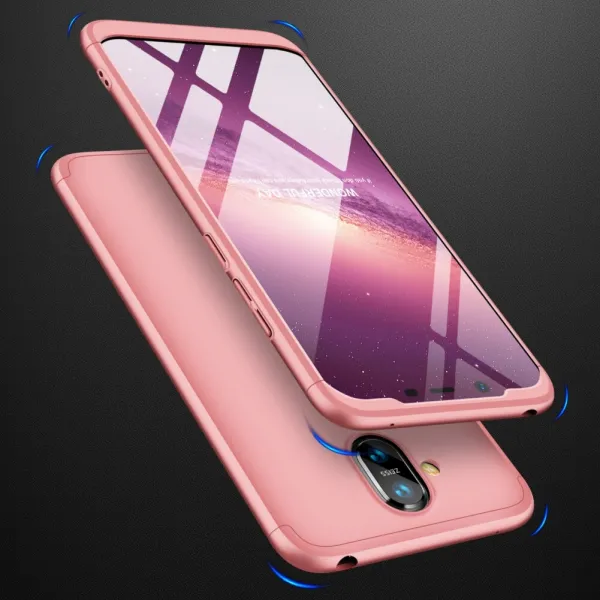 360° ochranný kryt Nokia 8.1 ružový